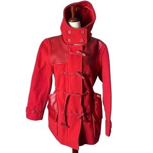 Hunter‎ Wool Duffel Coat with Hood Medium